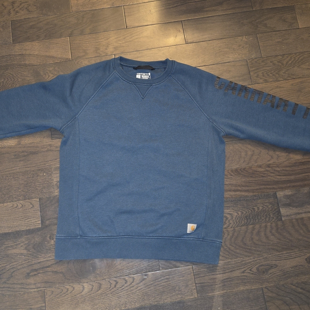 Carhartt Relaxed Fit Navy Crewneck Sweater